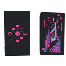 Load image into Gallery viewer, Neon Moon Tarot Deck Pocket Size with Tuck Box Tarot Cards for Fate Divination Board Game Prophecy Divination Deck
