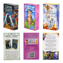 Load image into Gallery viewer, 15 Styles Tarot Deck Pocket Size with Tuck Box Tarot Cards for Fate Divination Board Game Prophecy Divination Deck
