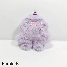 Load image into Gallery viewer, Cute Plush Little Monster Toys Cartoon Animal Keychain Stuffed Pendant Car Keys Bag Decoration Pendants Birthday Plushies Gifts
