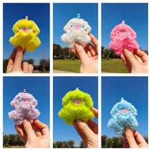 Load image into Gallery viewer, Cute Plush Little Monster Toys Cartoon Animal Keychain Stuffed Pendant Car Keys Bag Decoration Pendants Birthday Plushies Gifts
