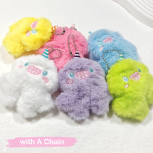 Load image into Gallery viewer, Cute Plush Little Monster Toys Cartoon Animal Keychain Stuffed Pendant Car Keys Bag Decoration Pendants Birthday Plushies Gifts

