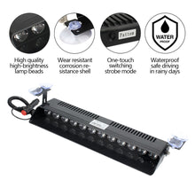 Load image into Gallery viewer, 12V 12LED Car Strobe Light Police Fireman Emergency Front Windshield Flash Warning Signal Flasher Beacon Lamp for Truck Trailer Auto Vehicle
