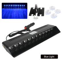 Load image into Gallery viewer, 12V 12LED Car Strobe Light Police Fireman Emergency Front Windshield Flash Warning Signal Flasher Beacon Lamp for Truck Trailer Auto Vehicle
