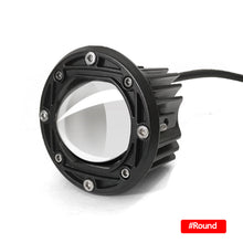 Load image into Gallery viewer, 1Pc 8D Motorcycle LED Lens Spotlight Motorcycles Auxiliary Fog Lamp Working Headlight Dual Color White Yellow Light Waterproof Square Round
