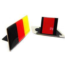 Load image into Gallery viewer, German Flag Car Front Grille Emblem Badge for Volkswagen Scirocco GOLF 7 Golf 6 Polo GTI VW Tiguan for Audi A4 A6 Trailer Label Car Accessories
