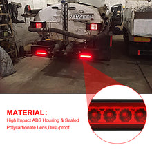 Load image into Gallery viewer, 12V Car Brake Light Universal 15led Car Brake Light Bar Rear Brake Light Side Marker Turn Signal Stop Lamp Warning For Trailer Truck
