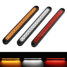 Load image into Gallery viewer, 12V Car Brake Light Universal 15led Car Brake Light Bar Rear Brake Light Side Marker Turn Signal Stop Lamp Warning For Trailer Truck
