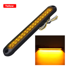 Load image into Gallery viewer, 12V Car Brake Light Universal 15led Car Brake Light Bar Rear Brake Light Side Marker Turn Signal Stop Lamp Warning For Trailer Truck
