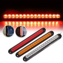 Load image into Gallery viewer, 12V Car Brake Light Universal 15led Car Brake Light Bar Rear Brake Light Side Marker Turn Signal Stop Lamp Warning For Trailer Truck
