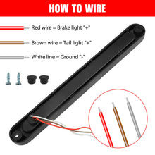 Load image into Gallery viewer, 12V Car Brake Light Universal 15led Car Brake Light Bar Rear Brake Light Side Marker Turn Signal Stop Lamp Warning For Trailer Truck
