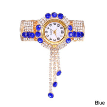Load image into Gallery viewer, Luxury Rhinestone Quartz Watch Shiny Fashion Women Watches Stable Performance Bracelet Watch for Daily Life Ladies Wristwatch
