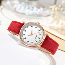 Load image into Gallery viewer, Fashion Women Watch Casual Leather Belt Watches Simple Ladies' Small Dial Quartz Clock Dress Wristwatches
