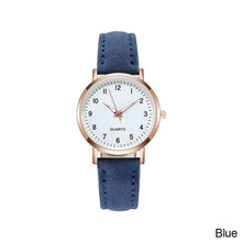 Load image into Gallery viewer, Fashion Women Watch Casual Leather Belt Watches Simple Ladies' Small Dial Quartz Clock Dress Wristwatches
