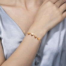 Load image into Gallery viewer, Elegant Women Heart Pendent Bracelets for Women Vintage Chain Wrist Bands Bangles for Girls Hands Jewelry
