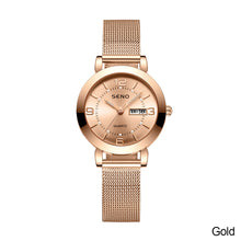 Load image into Gallery viewer, Luxury Rose Gold Watch Women Bracelet Watches Top Brand Ladies Casual Quartz Watch Steel Women's Wristwatch

