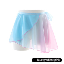 Load image into Gallery viewer, Modern Dance Ballet Skirt Training Costume Adult Dance Costume One-Piece Chiffon Gauze Skirt Gymnastics Skirt
