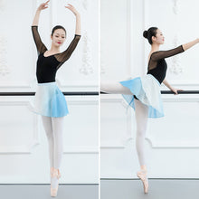 Load image into Gallery viewer, Modern Dance Ballet Skirt Training Costume Adult Dance Costume One-Piece Chiffon Gauze Skirt Gymnastics Skirt
