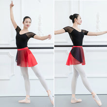 Load image into Gallery viewer, Modern Dance Ballet Skirt Training Costume Adult Dance Costume One-Piece Chiffon Gauze Skirt Gymnastics Skirt
