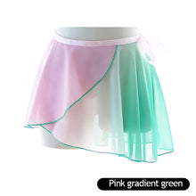 Load image into Gallery viewer, Modern Dance Ballet Skirt Training Costume Adult Dance Costume One-Piece Chiffon Gauze Skirt Gymnastics Skirt
