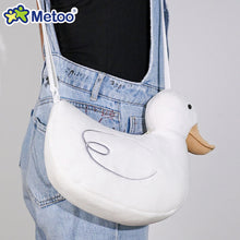 Load image into Gallery viewer, Metoo Duck Plush Sling Bag Cute Plush Phone Bag Girls Plush Mini Bag Coins Purse Birthday Gifts Crossbody Bag
