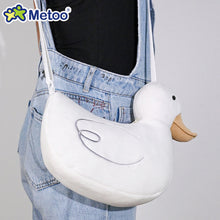 Load image into Gallery viewer, Metoo Duck Plush Sling Bag Cute Plush Phone Bag Girls Plush Mini Bag Coins Purse Birthday Gifts Crossbody Bag
