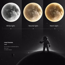 Load image into Gallery viewer, Modern LED Moon Wall Lamp Indoor Lighting Night Light for Studio Living Bedroom Home Decor Background Fixture Lights
