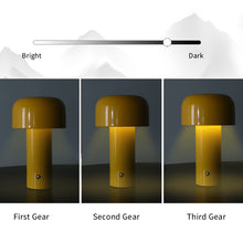 Load image into Gallery viewer, Mushroom Table Lamp Night Light Portable Cordless Touch Rechargeable Decor Lamp USB Bedside Lamp Desktop Lamp
