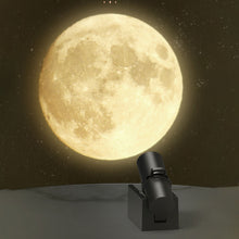 Load image into Gallery viewer, Moon Projection Lamp Planet Projector Background Atmosphere Decoration Led Night Lamps Kid Bedroom Home Decor Wall Light

