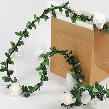 Load image into Gallery viewer, 3M/4.5M/6M Solar Rose Flower LED Fairy String Lights Battery Powered Wedding Valentines Day Event Party Garland Decor Lamp

