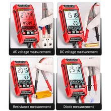 Load image into Gallery viewer, ANENG SZ02 Smart Digital Multimeter 9999 Counts True RMS Electrical Capacitance Meter Temp Resistance Maintenance Transistor Testers
