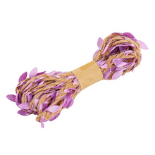 Load image into Gallery viewer, 3M Simulation Green Leaves Weaving Hemp Rope DIY Wedding Birthday Wedding Decoration Rattan Gift Bouquet Packaging Rope
