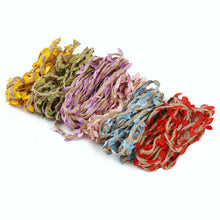 Load image into Gallery viewer, 3M Simulation Green Leaves Weaving Hemp Rope DIY Wedding Birthday Wedding Decoration Rattan Gift Bouquet Packaging Rope

