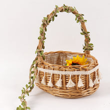 Load image into Gallery viewer, 3M Simulation Green Leaves Weaving Hemp Rope DIY Wedding Birthday Wedding Decoration Rattan Gift Bouquet Packaging Rope
