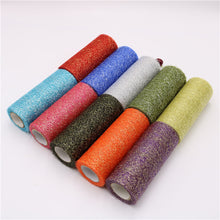 Load image into Gallery viewer, 10Yard/Roll 6Inch Organza Tulle Roll Spool Fabric Ribbon DIY Tutu Skirt Gift Craft Party Chair Sash Wedding Party Decoration Gold Silver
