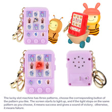 Load image into Gallery viewer, Lucky Jackpot for Fun Birthday Gift Children' S Fruit Slot Machine Mini Toy Keychain Gambling Machine Kids Gift
