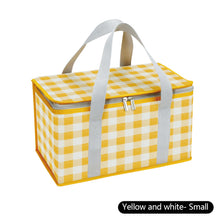 Load image into Gallery viewer, Outdoor Large Capacity Picnic Basket Thickened Aluminum Film Incubator With Foldable Aluminum Rack Spring Picnic Camping Suitcase Storage Basket
