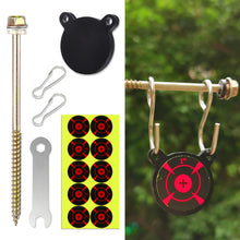 Load image into Gallery viewer, 5MM Thickened Stainless Steel Suspension Inserted Tree Target 1 Inch Panda Head Catapult Rotating Practice Target Outdoor Shooting Activities Portable Equipment
