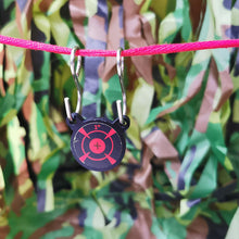 Load image into Gallery viewer, 5MM Thickened Stainless Steel Suspension Inserted Tree Target 1 Inch Panda Head Catapult Rotating Practice Target Outdoor Shooting Activities Portable Equipment
