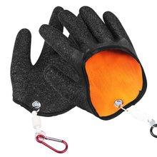 Load image into Gallery viewer, 1PCS Non-Slip Latex Gloves For Catching Fish Anti-Sting Anti-Tying Waterproof Hand Protection Belt Magnetic Buckle Hunting Fishing Gloves Fishing Gear Supplies

