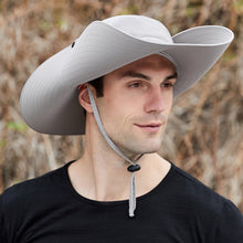 Load image into Gallery viewer, Multifunctional Outdoor Sun Visor With Enlarged Brim Fishing Fisherman's Hat Strap Removable Curtain Face Neck Protection Mountaineering Uv Protection Sun Hat
