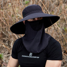 Load image into Gallery viewer, Multifunctional Outdoor Sun Visor With Enlarged Brim Fishing Fisherman's Hat Strap Removable Curtain Face Neck Protection Mountaineering Uv Protection Sun Hat
