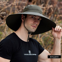 Load image into Gallery viewer, Multifunctional Outdoor Sun Visor With Enlarged Brim Fishing Fisherman's Hat Strap Removable Curtain Face Neck Protection Mountaineering Uv Protection Sun Hat
