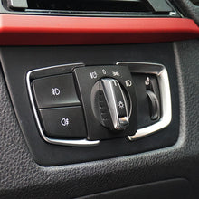 Load image into Gallery viewer, 2Pcs Car Headlight Switch Frame Trim Adjustment Sticker For BMW NEW 3 4 Series 316 320liGT
