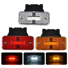 Load image into Gallery viewer, 1PC 24V LED Truck Marker Lights Trailer Clearance Lights Tractor Van Side Light Lorry Warning Parking Lamp with Bracket
