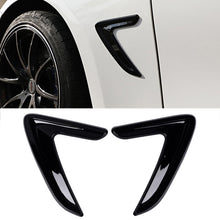 Load image into Gallery viewer, 2Pcs Car Side Wing Air Flow Fender Grill Outlet Intake Vent Trim For BMW 3 Series F30 2013 - 2018
