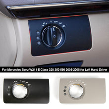Load image into Gallery viewer, Car Dashboard Headlight Switch Cover Panel Trim For Mercedes Benz GL ML W164 X164 for Left Hand Driver
