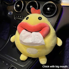 Load image into Gallery viewer, Cartoon Car Tissue Box Hanging Type Drawer Box Cover Car Seat Back Armrest Box Tissue Bag Paper Package Case
