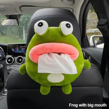 Load image into Gallery viewer, Cartoon Car Tissue Box Hanging Type Drawer Box Cover Car Seat Back Armrest Box Tissue Bag Paper Package Case
