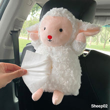 Load image into Gallery viewer, Cartoon Car Tissue Box Hanging Type Drawer Box Cover Car Seat Back Armrest Box Tissue Bag Paper Package Case
