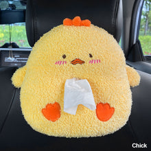 Load image into Gallery viewer, Cartoon Car Tissue Box Hanging Type Drawer Box Cover Car Seat Back Armrest Box Tissue Bag Paper Package Case
